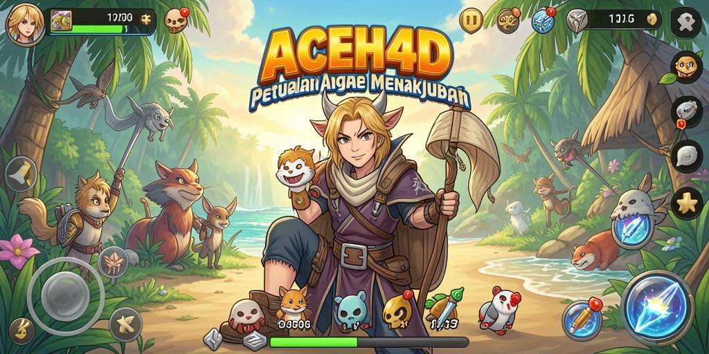 Gameplay ACEH4D yang mengasyikkan dan penuh warna.
