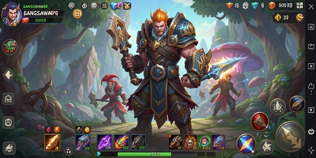 Tampilan gameplay seru BANGSAWAN88 dalam dunia ARPG yang memukau.