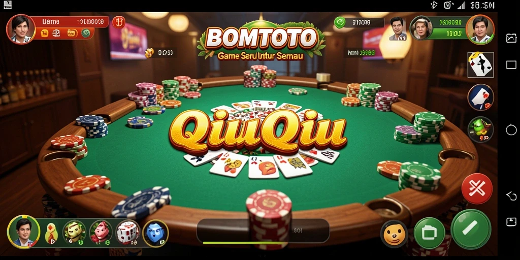 Screenshot gameplay QiuQiu yang menarik dan seru.
