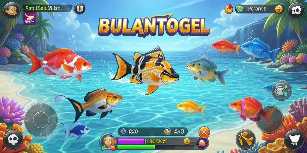 Gameplay Tembak Ikan yang seru dan interaktif di BULANTOGEL.