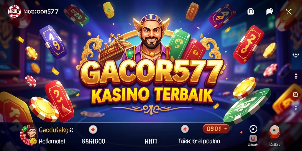 Tampilan gameplay menarik di GACOR577 dengan beragam permainan Kasino.