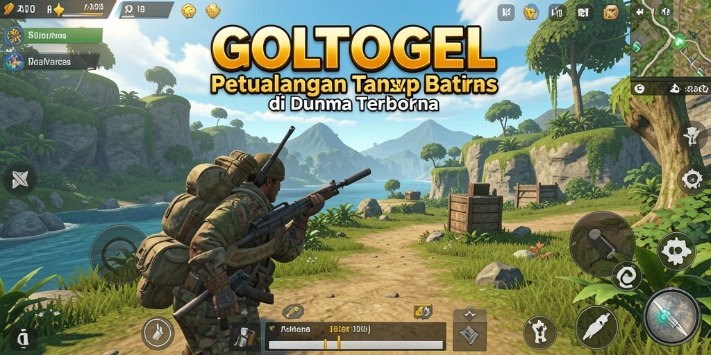 Tampilan menarik dari gameplay Open World GOLTOGEL.