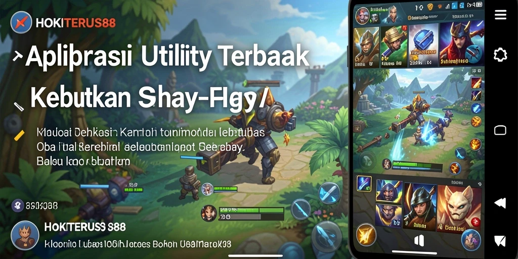 Screenshot utama HOKITERUS88 menunjukkan antarmuka aplikasi yang bersih dan fungsional.