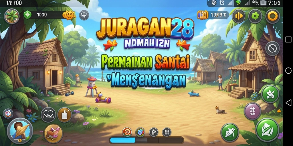 Tampilan permainan JURAGAN28 yang menarik dan menyenangkan.