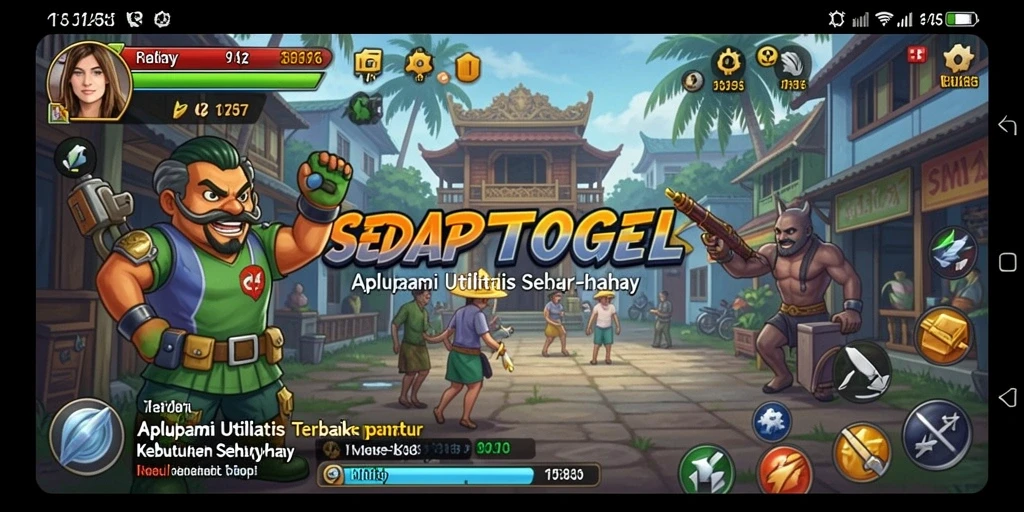 Screenshot utama SEDAPTOGEL dengan tampilan antarmuka yang bersih dan intuitif.