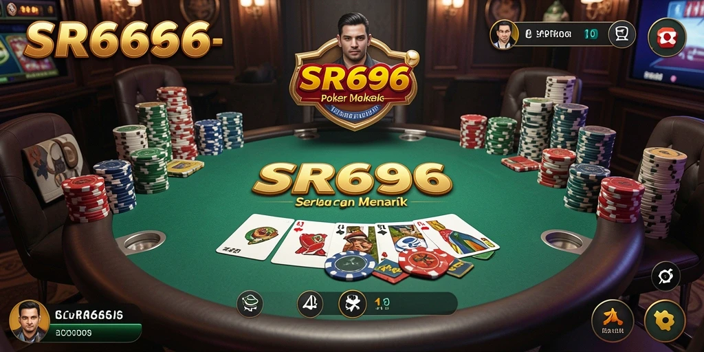 Tampilan gameplay Poker di SR6666 yang menarik dan interaktif.