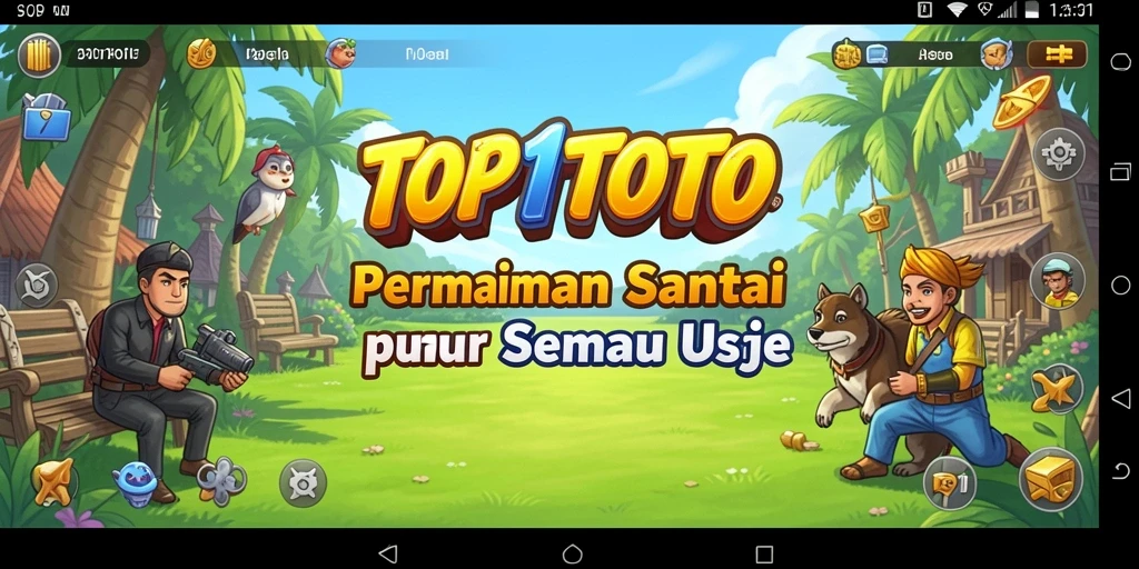 Tangkapan layar menampilkan keseruan gameplay TOP1TOTO yang penuh warna.