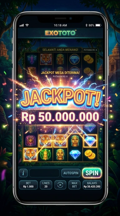 Screenshot tampilan aplikasi exototo yang informatif dan ramah pengguna.